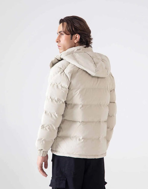 HOODED PUFFER JACKET